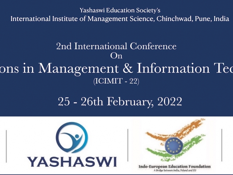 2nd International Conference on Innovations in Management & Information Technology