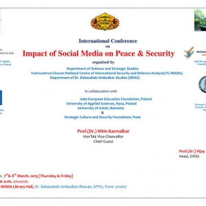 Impact of Social Media on Peace & Security, March 7-8, 2019