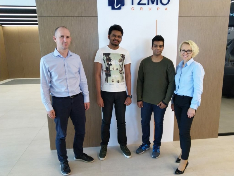 TZMO Toruń, Poland has selected IEEF's student for Internship 2018