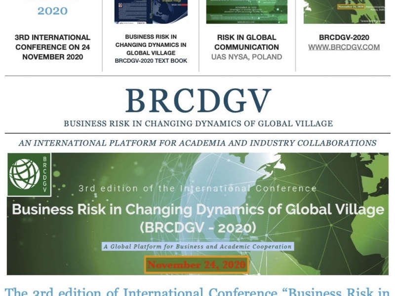 PRESS RELEASE: Successful Conduct of BRCDGV-2020