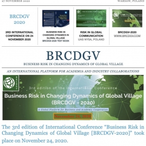 PRESS RELEASE: Successful Conduct of BRCDGV-2020