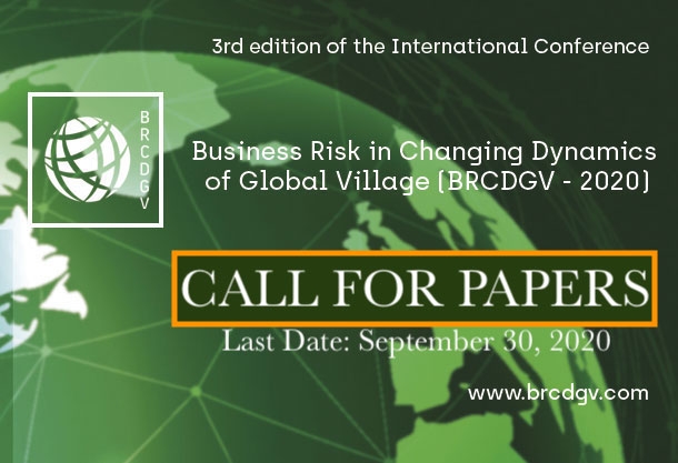 Call for papers BRCDGV-2020 publication
